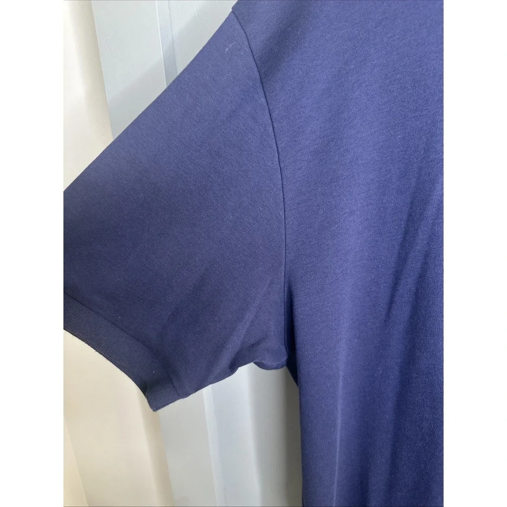 Polo Ralph Lauren Mens Navy Blue Short Sleeve‎ Polo Shirt Red horse Size Large